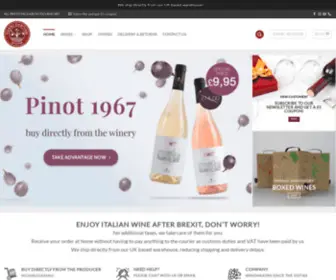 Torricantine.co.uk(Online store of our winery in Italy) Screenshot