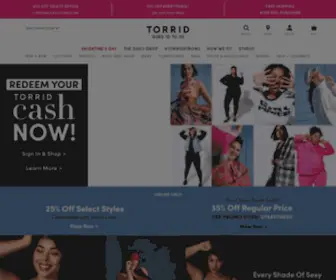 Torrid.com(Plus Size Fashion & Trendy Plus Size Clothing) Screenshot