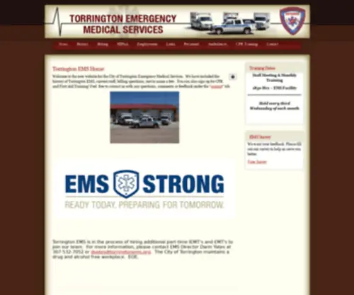 Torringtonems.org(Torrington EMS) Screenshot