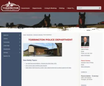 Torringtonpolice.org(        TORRINGTON Police Department) Screenshot