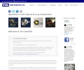 Torrscientific.co.uk(Torr Scientific) Screenshot