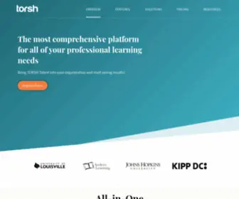 Torsh.co(Professional Learning Platform for Educators) Screenshot