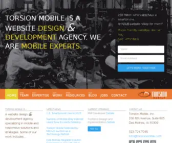 Torsionmobile.com(Mobile Web Development and Digital Marketing) Screenshot