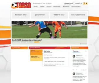 Torsosoccer.org(TORSO Soccer) Screenshot