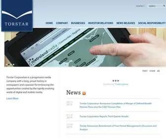 Torstar.com(TORSTAR CORPORATION) Screenshot