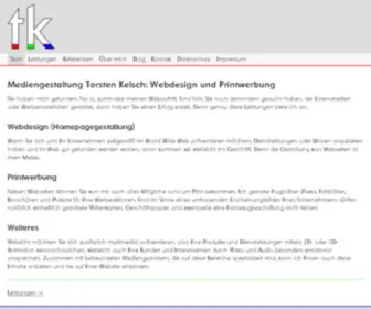 Torstenkelsch.de(Mediengestaltung Torsten Kelsch) Screenshot