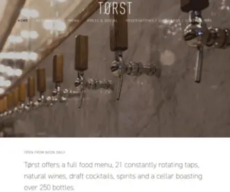 Torstnyc.com(Torst Bar) Screenshot
