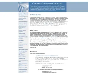 Tortcomm.org(Claimants' Advisory Committee) Screenshot