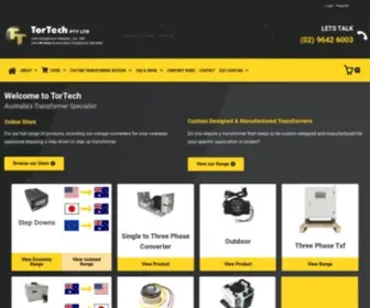 Tortech.com.au(TorTech Pty Ltd) Screenshot