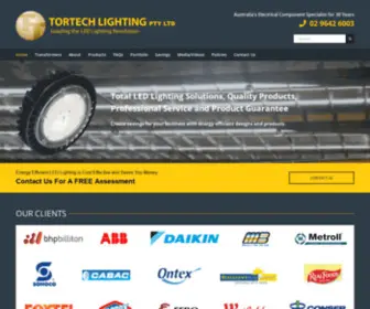 Tortechlighting.com.au(Tortech Lighting Pty Ltd) Screenshot