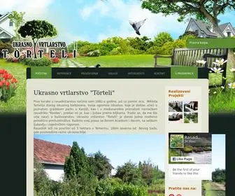 Torteli.com(Ukrasno vrtlarstvo "Törteli") Screenshot