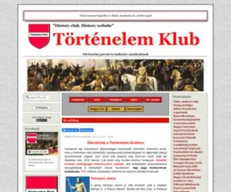 Tortenelemklub.com(Történelem) Screenshot