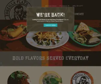 Tortillaflatsri.com(Tortilla Flats) Screenshot