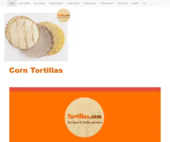 Tortillas.com(Your source for tortillas and more) Screenshot