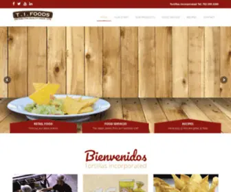 Tortillasinc.com(Tortillas Inc) Screenshot