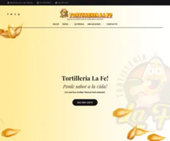 Tortillerialafe.com(Ponle sabor a la vida) Screenshot