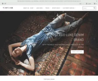 Tortoisedenim.com(Tortoise Denim) Screenshot