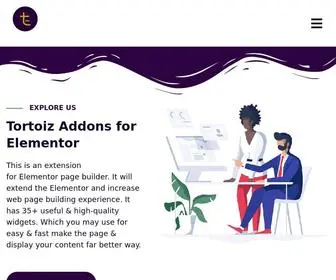 Tortoizaddons.com(An elementor widgets collection) Screenshot