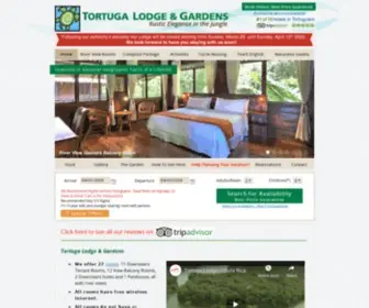 Tortugalodge.com(Tortuga Lodge & Gardens) Screenshot