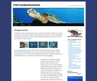 Tortugamarinapedia.com(Tortuga marina) Screenshot