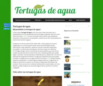 Tortugasdeagua.com(Todo sobre tortugas de agua y sus cuidados) Screenshot
