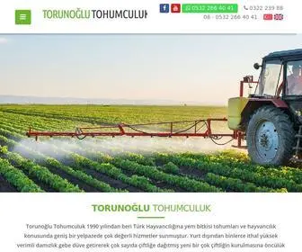 Torunoglutohum.com(Torunoğlu Tohum) Screenshot