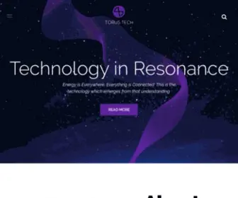 Torustech.com(Technology in Resonance. Torus Tech) Screenshot