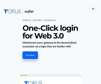 Toruswallet.io(Torus Labs) Screenshot