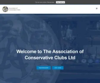 Toryclubs.co.uk(The Association of Conservative Clubs Ltd) Screenshot