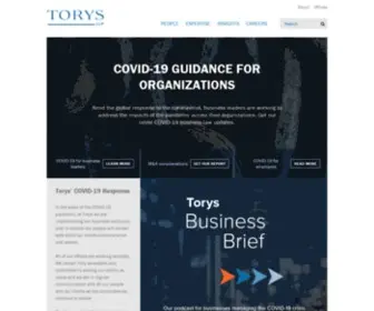 Torys.com(Torys LLP) Screenshot