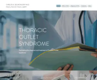 Tos-SYNdrome.com(Thoracic Outlet Syndrome) Screenshot