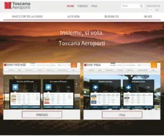Toscana-Aeroporti.com(Toscana Aeroporti S.p.A) Screenshot
