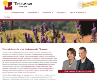 Toscana-Forum.de(Ferienhäuser in der Toskana) Screenshot