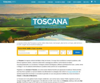 Toscana.info(La guida online per le tue vacanze in Toscana) Screenshot