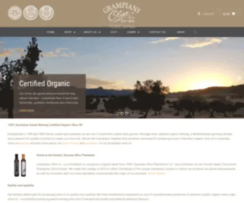 Toscanaolives.com.au(Grampians Olive Co. (Toscana)) Screenshot