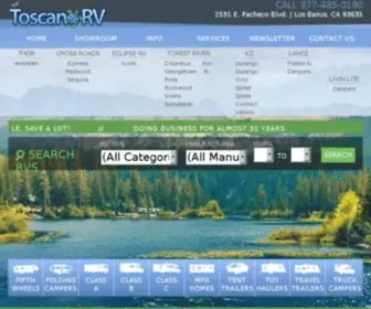 Toscanorv.com Screenshot