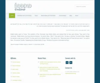 Toseftaonline.org(Tosefta Online) Screenshot