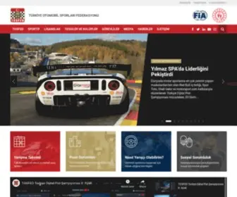 Tosfed.org.tr(Motorspor) Screenshot