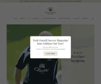 Toshfarrellsoccer.com(Tosh Farrell Soccer) Screenshot