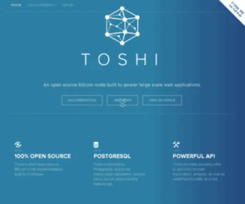 Toshi.io(Toshi) Screenshot