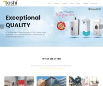 Toshiautomatic.com(Toshi Automatic Systems) Screenshot