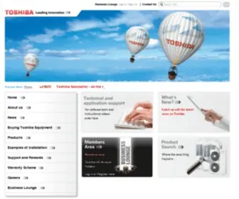 Toshiba-Aircon.co.uk(Toshiba Air Conditioning UK) Screenshot