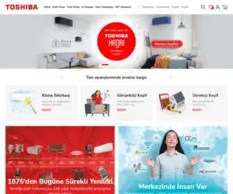 Toshiba-Klima.com.tr(Toshiba Klima Resmi Sat) Screenshot
