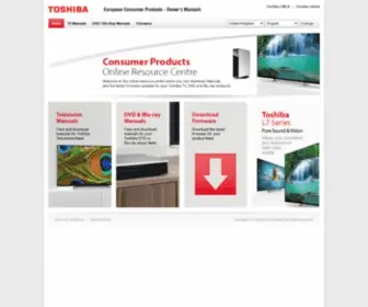 Toshiba-OM.net(TV Manuals) Screenshot