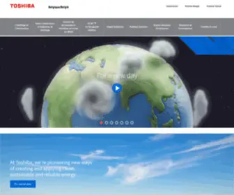 Toshiba.be(Toshiba Belgique) Screenshot