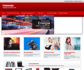 Toshiba.com.mx(Toshiba) Screenshot
