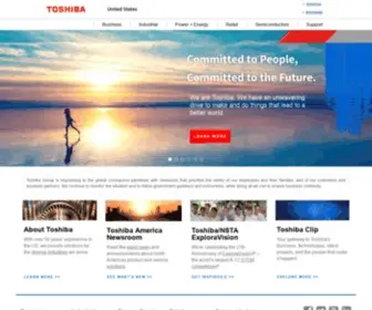 Toshiba.com(Business to Business Integrated Solutions) Screenshot