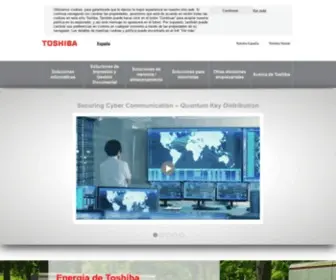 Toshiba.es(España) Screenshot