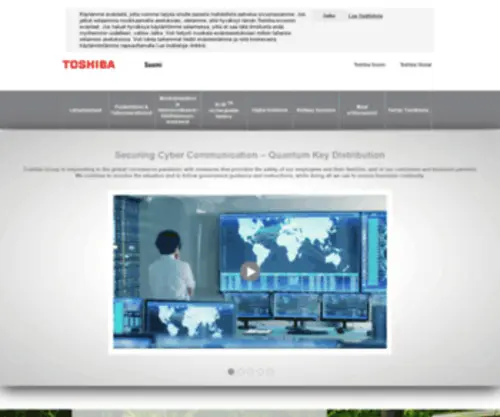 Toshiba.fi(Toshiba) Screenshot