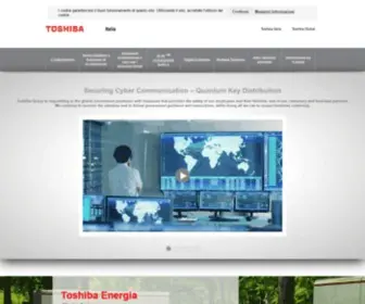 Toshiba.it(Toshiba Italia) Screenshot